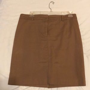Ellen Tracy Brown Skirt
